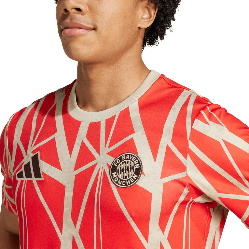 Bayern Munich 2024/25 Pre-Match Top Red - Adidas