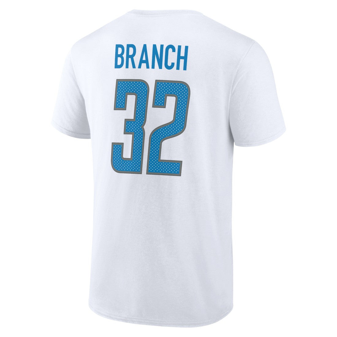 Detroit Lions  Brian Branch  Icon Player Name & Number T-Shirt