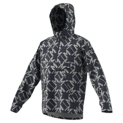 Manchester United 2024/25 Half-Zip Hoodie Windbreaker Jacket Charcoal - Adidas
