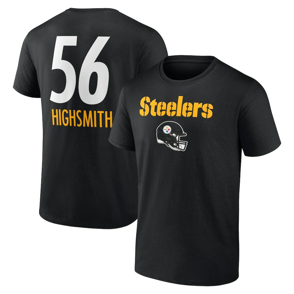 Pittsburgh Steelers  Alex Highsmith  Team Wordmark Player Name & Number T-Shirt