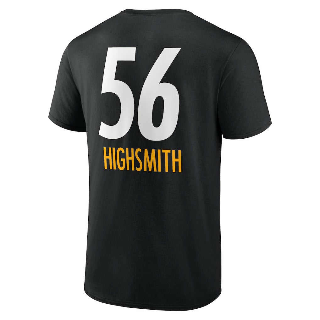 Pittsburgh Steelers  Alex Highsmith  Team Wordmark Player Name & Number T-Shirt