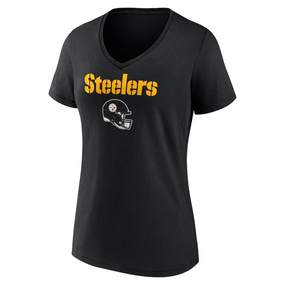 Pittsburgh Steelers  Alex Highsmith  Women's Team Wordmark Player Name & Number V-Neck T-Shirt