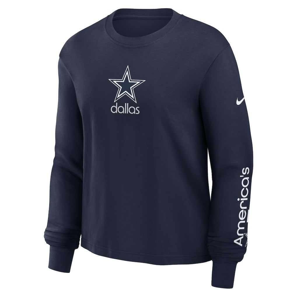 Dallas Cowboys Nike Women's Boxy Long Sleeve T-Shirt