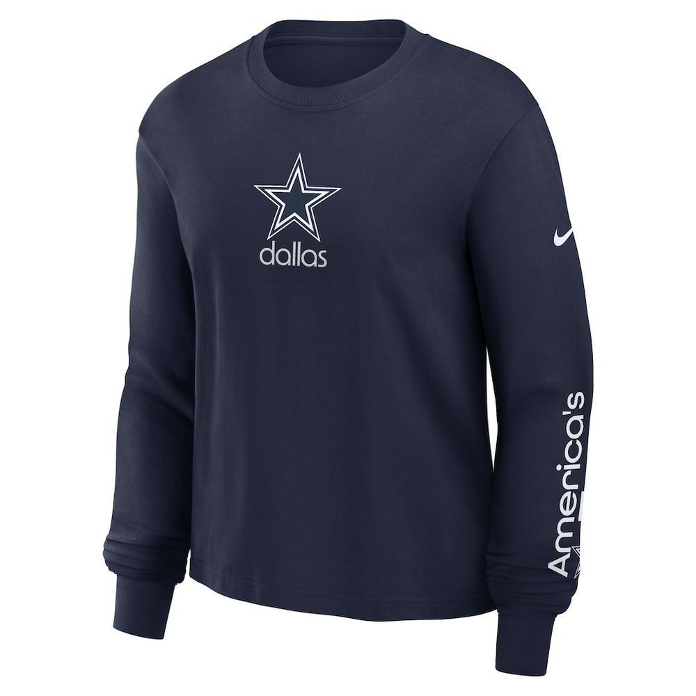 Dallas Cowboys Nike Women's Boxy Long Sleeve T-Shirt