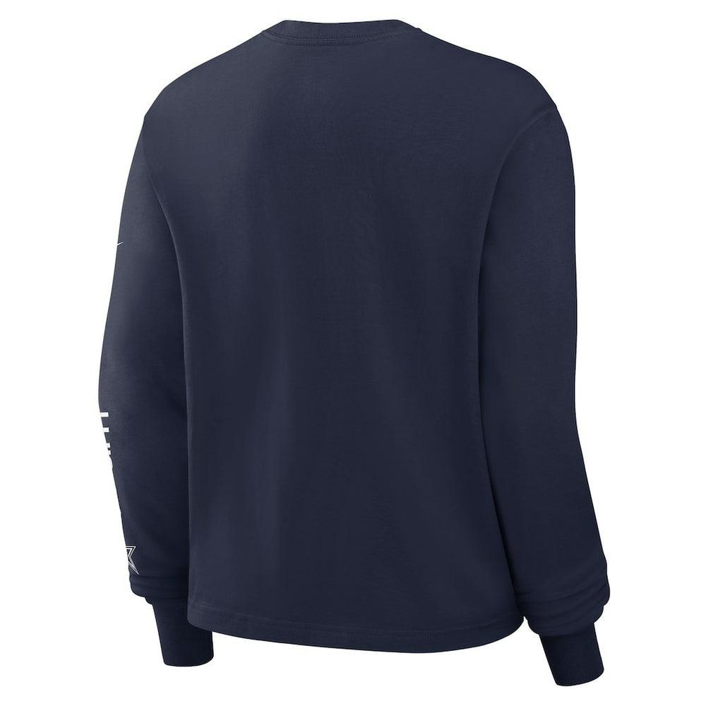 Dallas Cowboys Nike Women's Boxy Long Sleeve T-Shirt