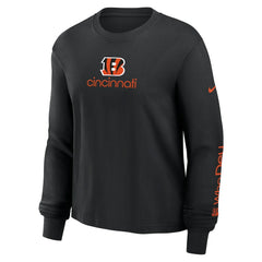 Cincinnati Bengals Nike Women's Boxy Long Sleeve T-Shirt