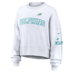 Miami Dolphins Nike Women's Oversized Pullover Sweatshirt
