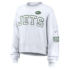 New York Jets Nike Women's Oversized Pullover Sweatshirt