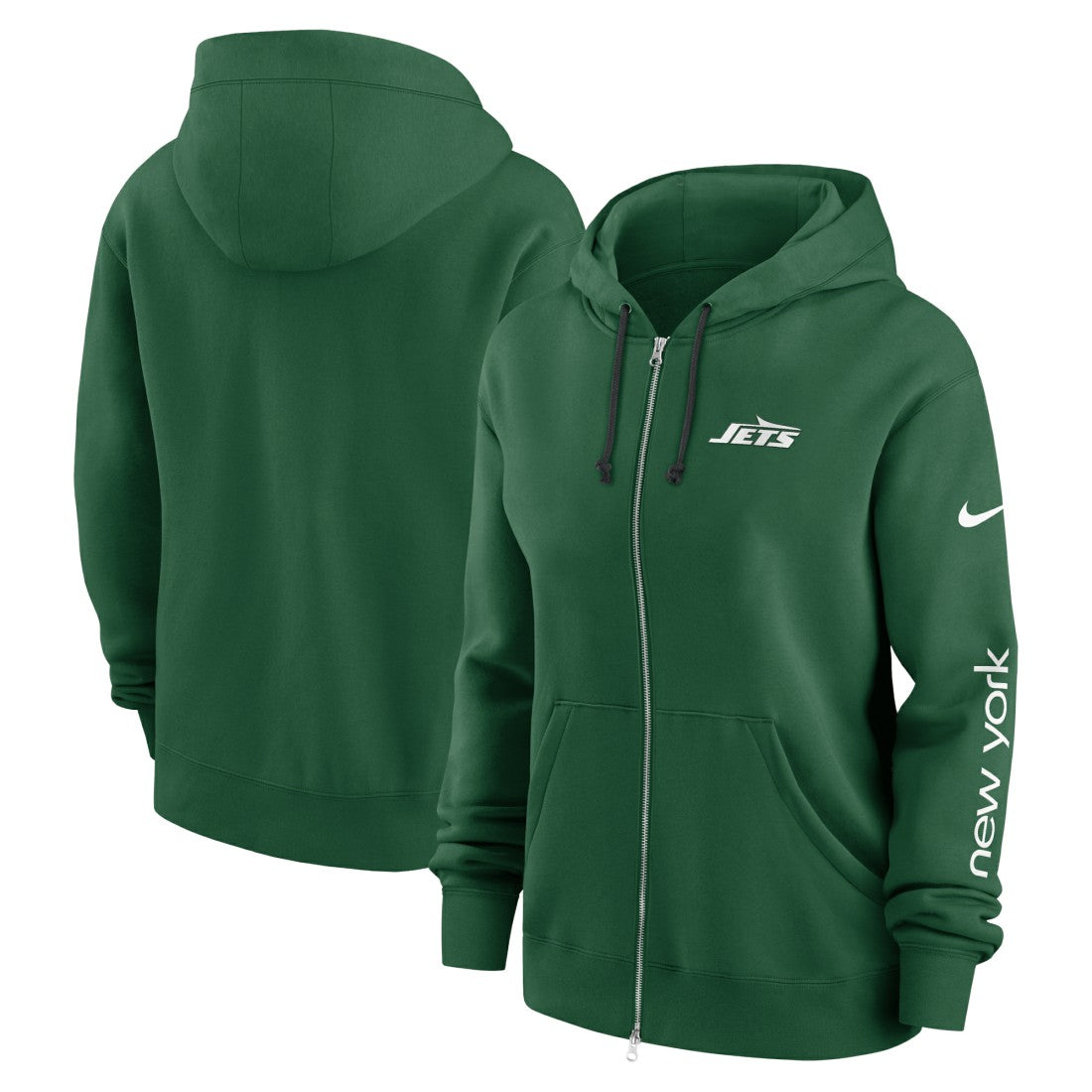 New York Jets Nike Women's Phoenix Full-Zip Hoodie