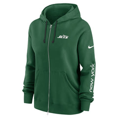 New York Jets Nike Women's Phoenix Full-Zip Hoodie