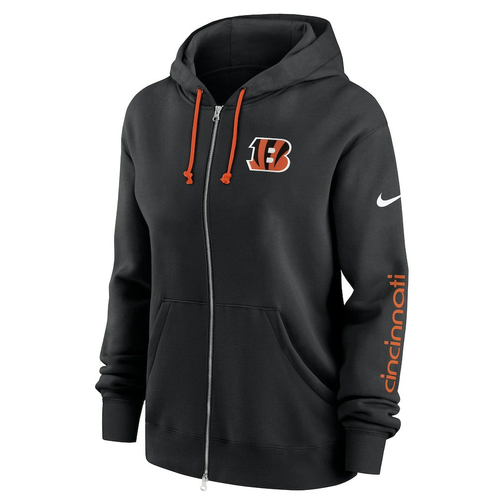 Cincinnati Bengals Nike Women's Phoenix Full-Zip Hoodie