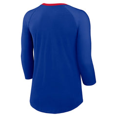 Buffalo Bills Nike Women's 3/4 Sleeve Raglan Fashion Top