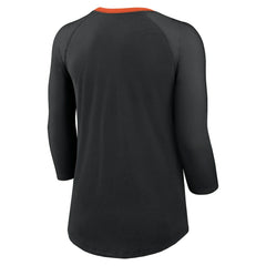 Cincinnati Bengals Nike Women's 3/4 Sleeve Raglan Fashion Top