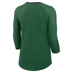 New York Jets Nike Women's 3/4 Sleeve Raglan Fashion Top