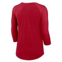 San Francisco 49ers Nike Women's 3/4 Sleeve Raglan Fashion Top