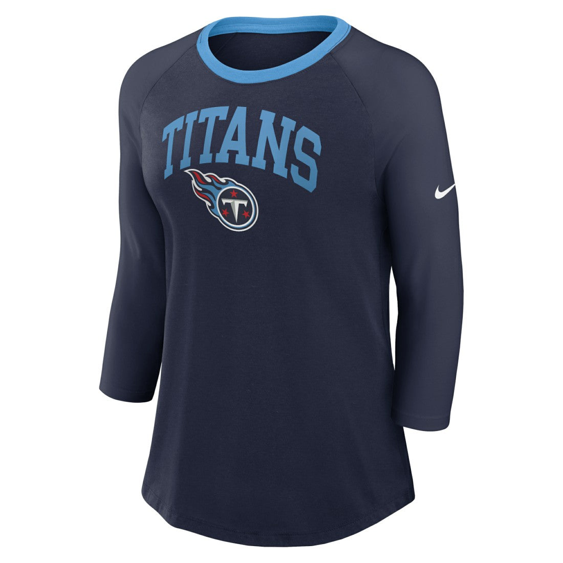 Tennessee Titans Nike Women's 3/4 Sleeve Raglan Fashion Top
