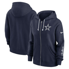 Dallas Cowboys Nike Women's Plus Size Phoenix Full-Zip Hoodie