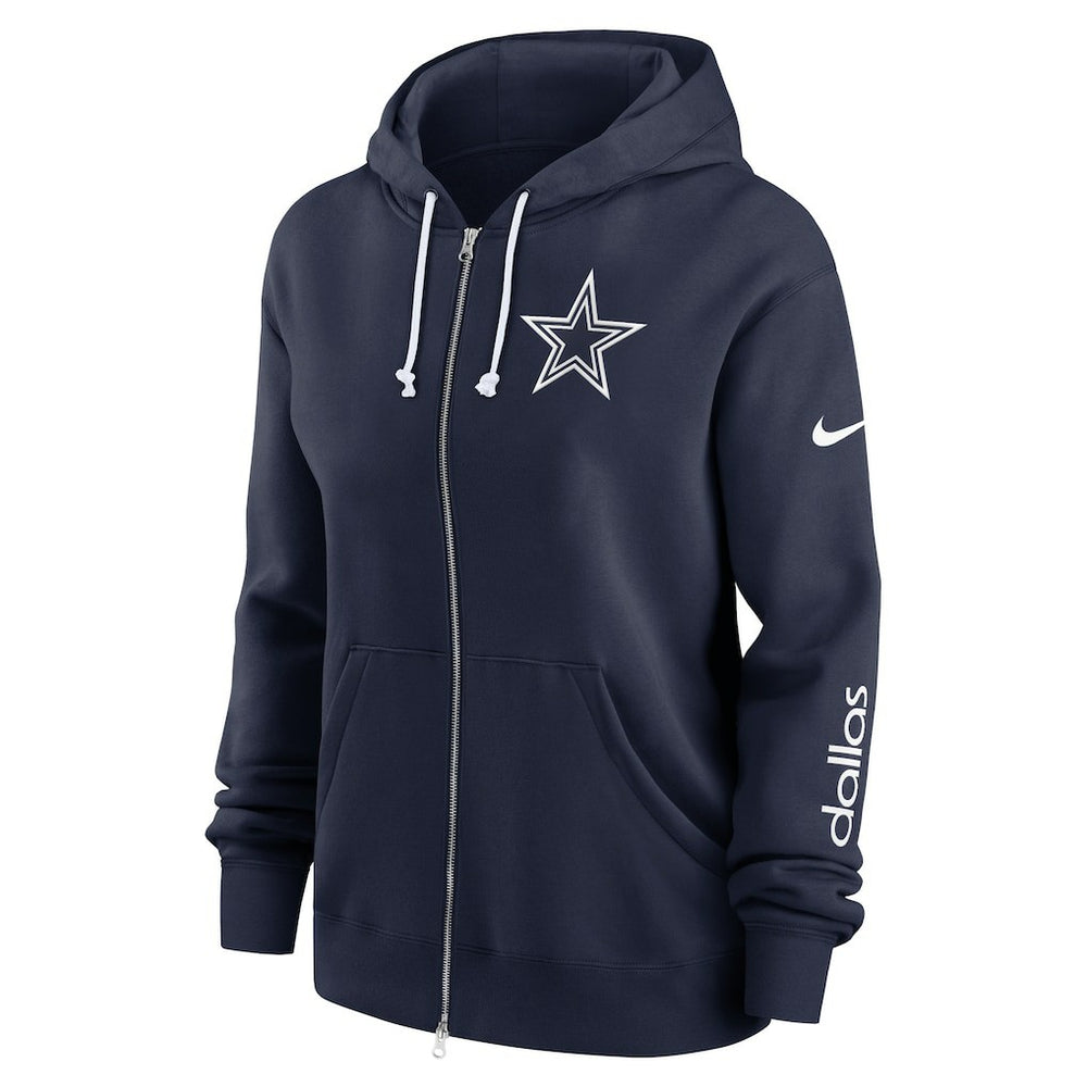 Dallas Cowboys Nike Women's Plus Size Phoenix Full-Zip Hoodie