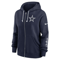 Dallas Cowboys Nike Women's Plus Size Phoenix Full-Zip Hoodie