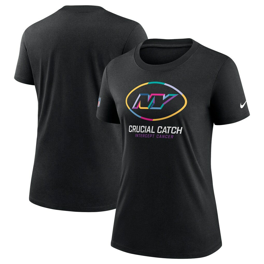 New York Jets Nike Women's 2024 NFL Crucial Catch Tri-Blend T-Shirt