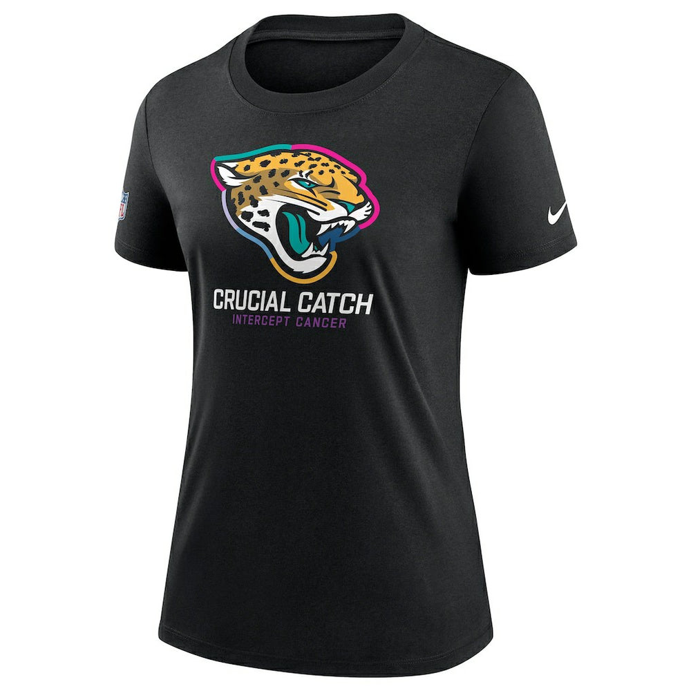 Jacksonville Jaguars Nike Women's 2024 NFL Crucial Catch Tri-Blend T-Shirt