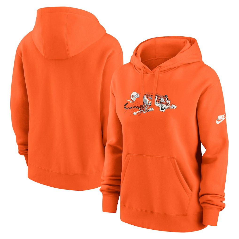 Cincinnati Bengals Nike Women's Club Fleece Hoodie