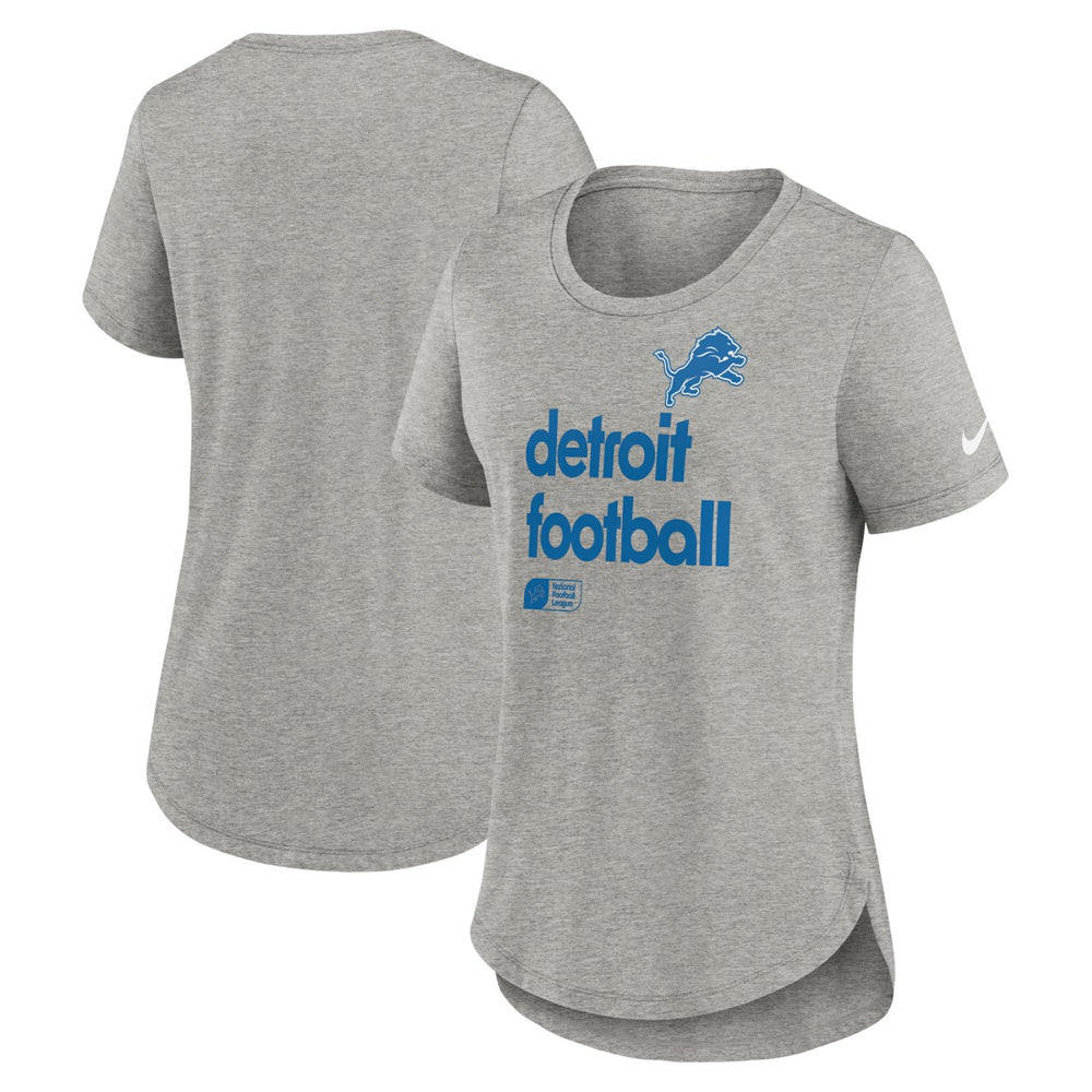 Detroit Lions Nike Women's Team Shout-Out Tri-Blend T-Shirt