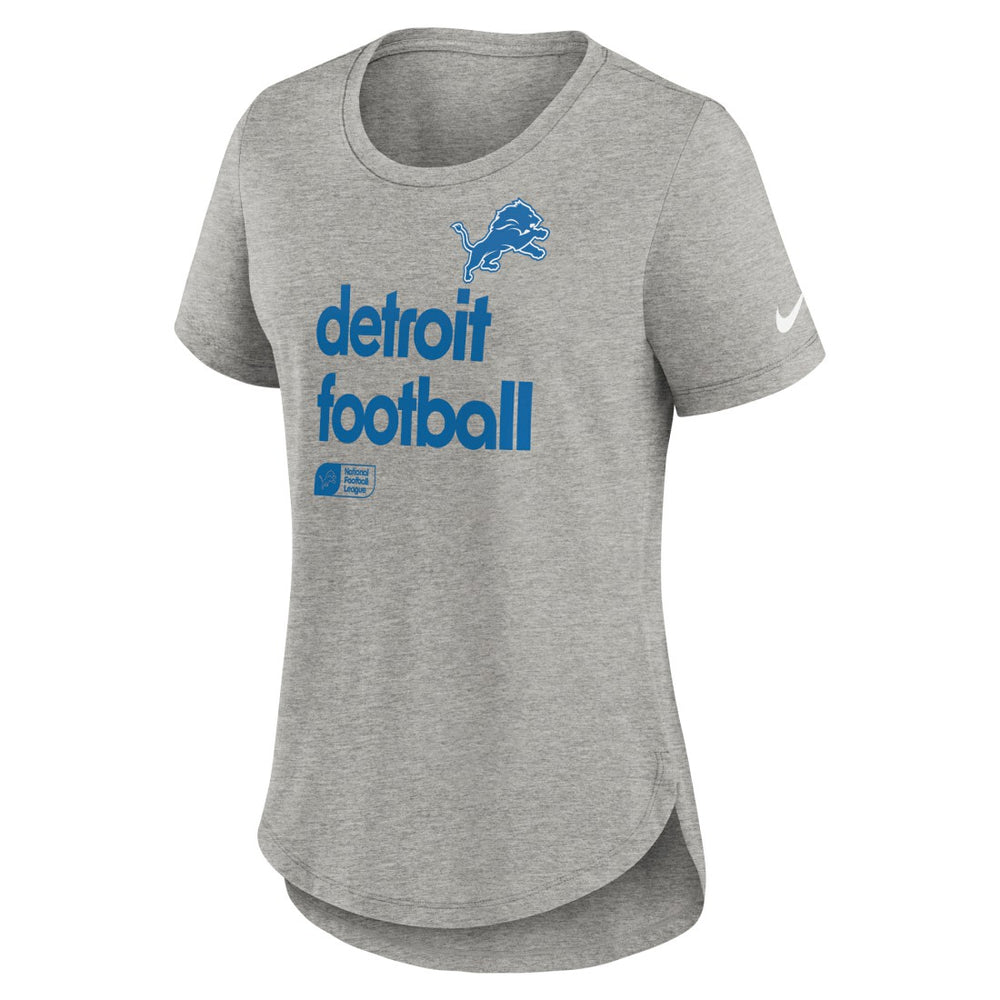 Detroit Lions Nike Women's Team Shout-Out Tri-Blend T-Shirt