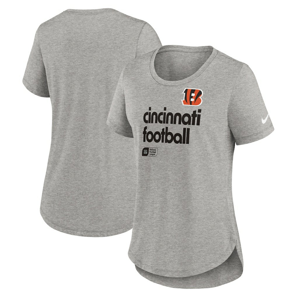 Cincinnati Bengals Nike Women's Team Shout-Out Tri-Blend T-Shirt