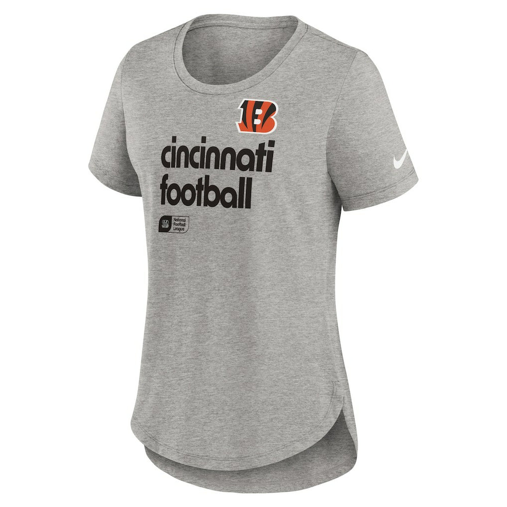 Cincinnati Bengals Nike Women's Team Shout-Out Tri-Blend T-Shirt