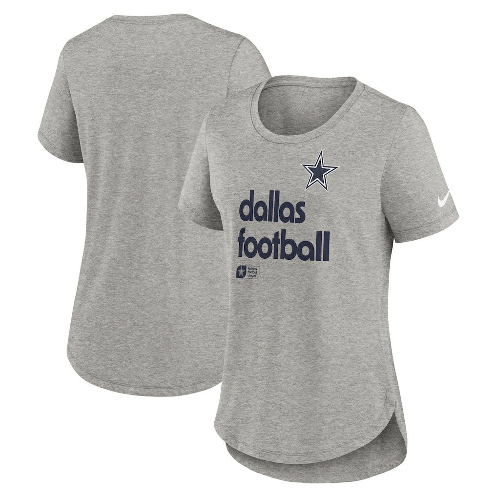 Dallas Cowboys Nike Women's Team Shout-Out Tri-Blend T-Shirt