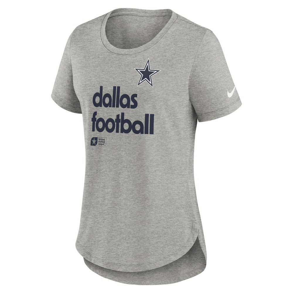 Dallas Cowboys Nike Women's Team Shout-Out Tri-Blend T-Shirt