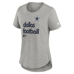 Dallas Cowboys Nike Women's Team Shout-Out Tri-Blend T-Shirt