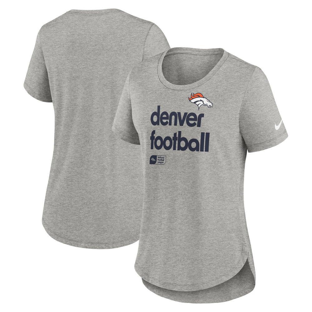 Denver Broncos Nike Women's Team Shout-Out Tri-Blend T-Shirt