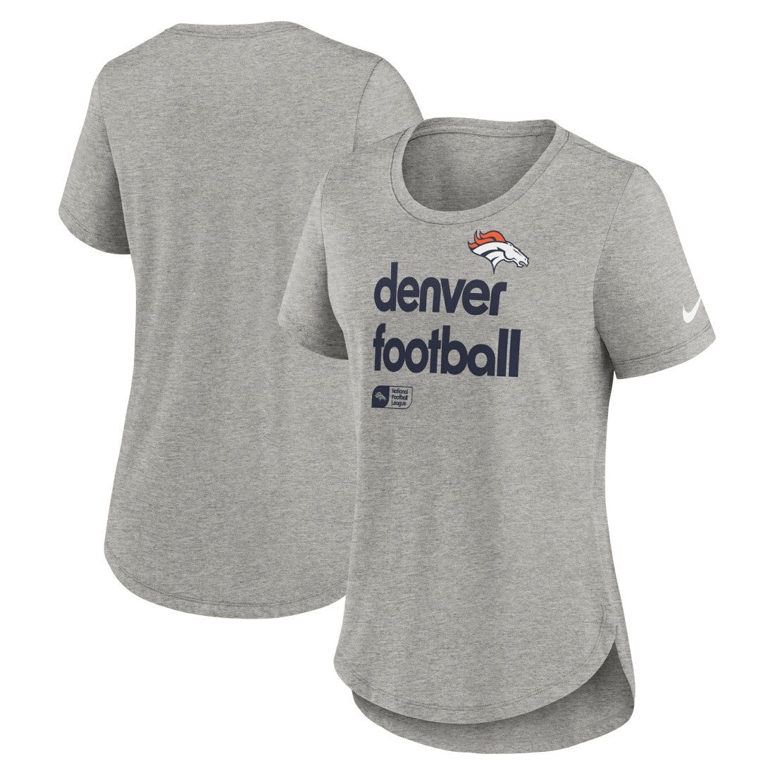 Denver Broncos Nike Women's Team Shout-Out Tri-Blend T-Shirt
