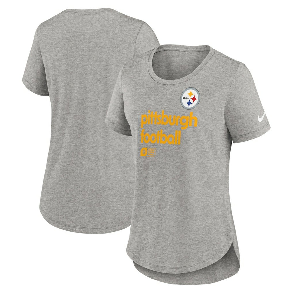Pittsburgh Steelers Nike Women's Team Shout-Out Tri-Blend T-Shirt