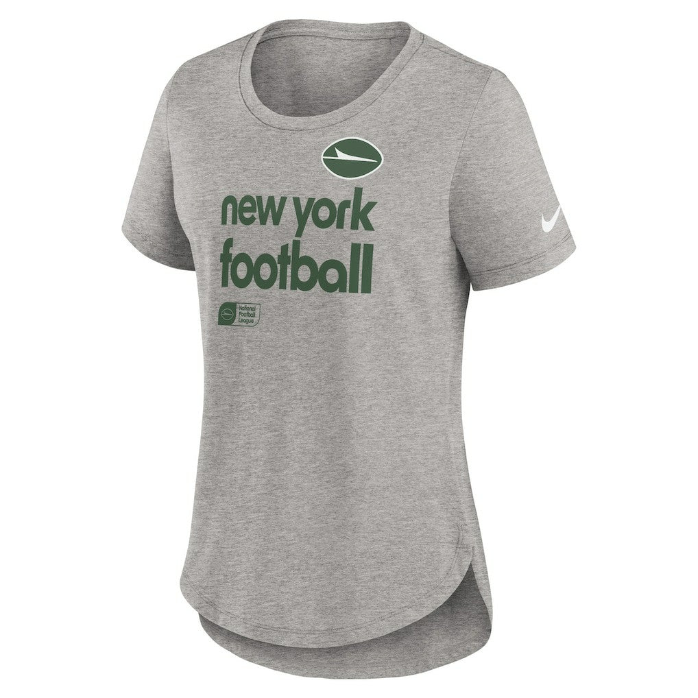 New York Jets Nike Women's Team Shout-Out Tri-Blend T-Shirt