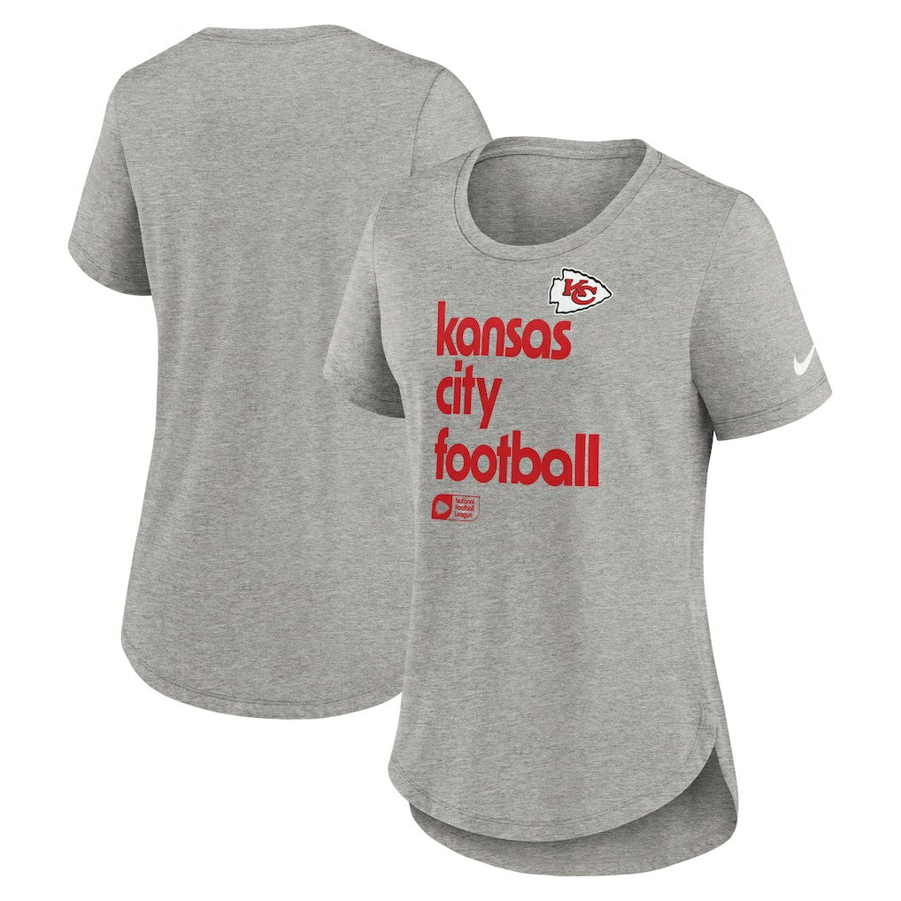 Kansas City Chiefs Nike Women's Team Shout-Out Tri-Blend T-Shirt