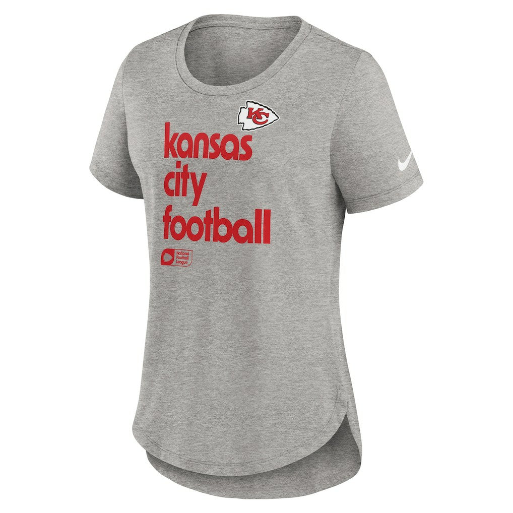 Kansas City Chiefs Nike Women's Team Shout-Out Tri-Blend T-Shirt