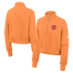 Tampa Bay Buccaneers Nike Women's Rewind Phoenix Half-Zip Sweatshirt