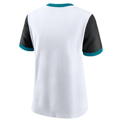 Jacksonville Jaguars Nike Women's Rewind Ringer T-Shirt
