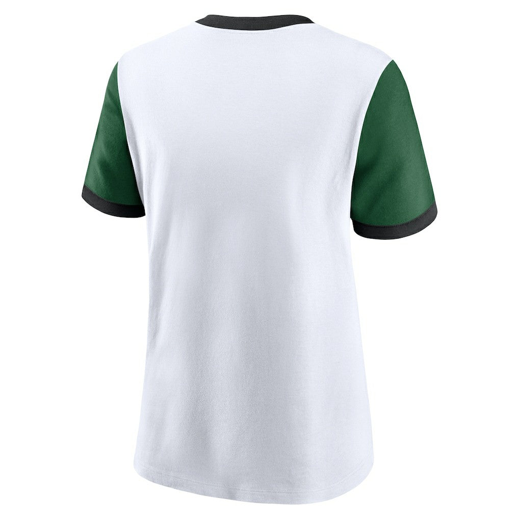 New York Jets Nike Women's Rewind Ringer T-Shirt