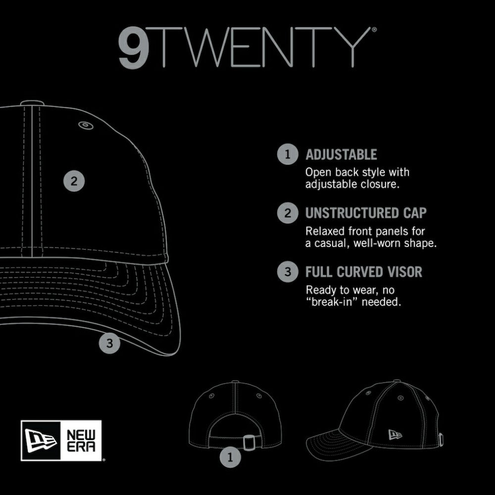 Atlanta Braves New Era Leather Strap 9TWENTY Adjustable Hat | MLB US