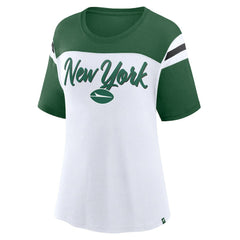 New York Jets Fanatics Women's Cheer Chant Fashion Crop Top
