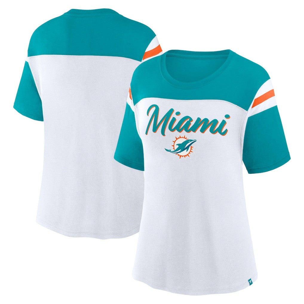 Miami Dolphins Fanatics Women's Cheer Chant Fashion Crop Top