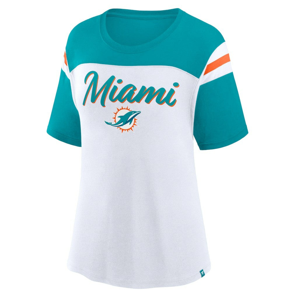 Miami Dolphins Fanatics Women's Cheer Chant Fashion Crop Top