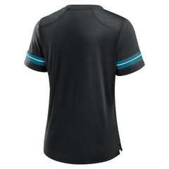 Jacksonville Jaguars Fanatics Women's Play Script Lace-Up T-Shirt