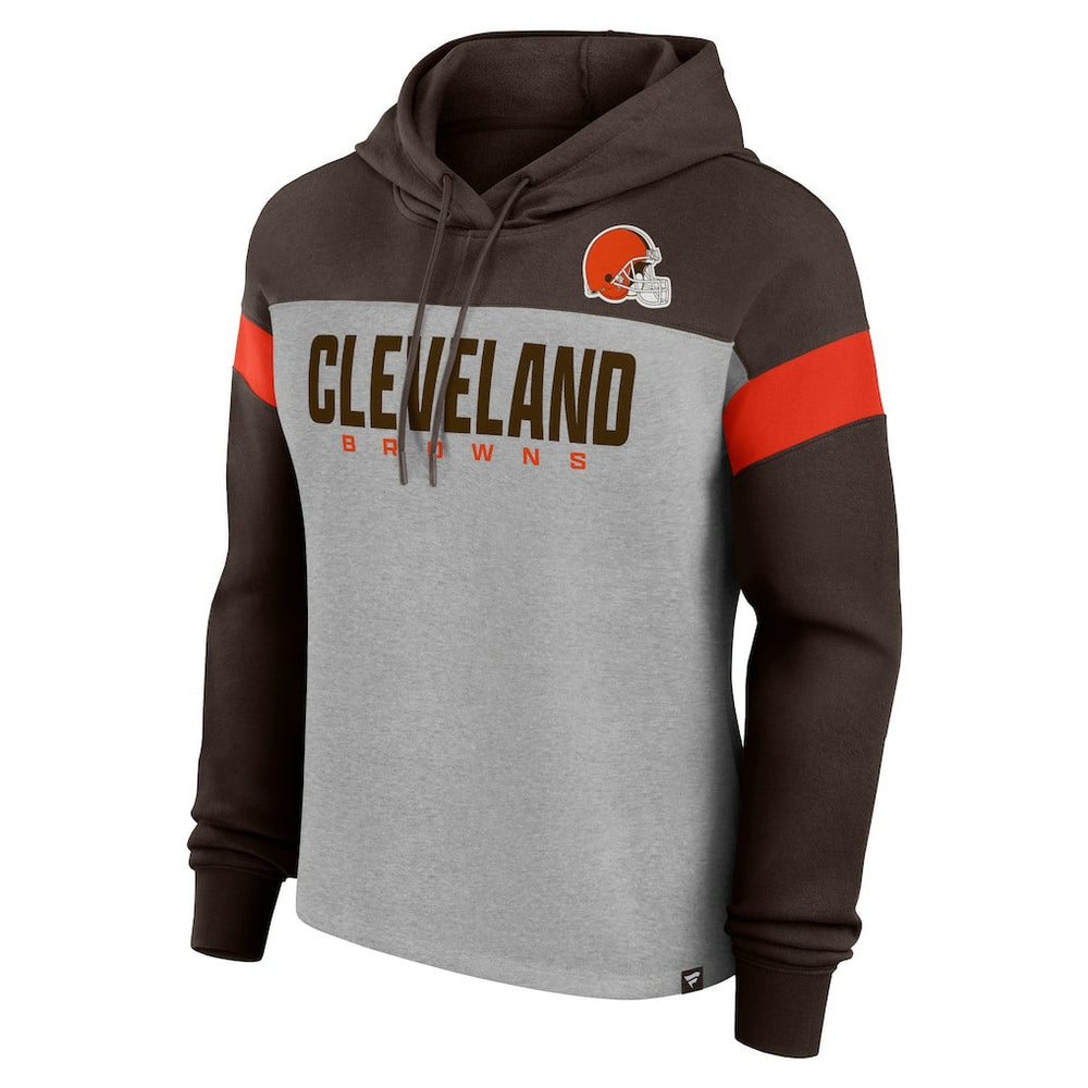Cleveland Browns Fanatics Women's Bold Play Call Pullover Hoodie