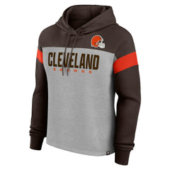 Cleveland Browns Fanatics Women's Bold Play Call Pullover Hoodie