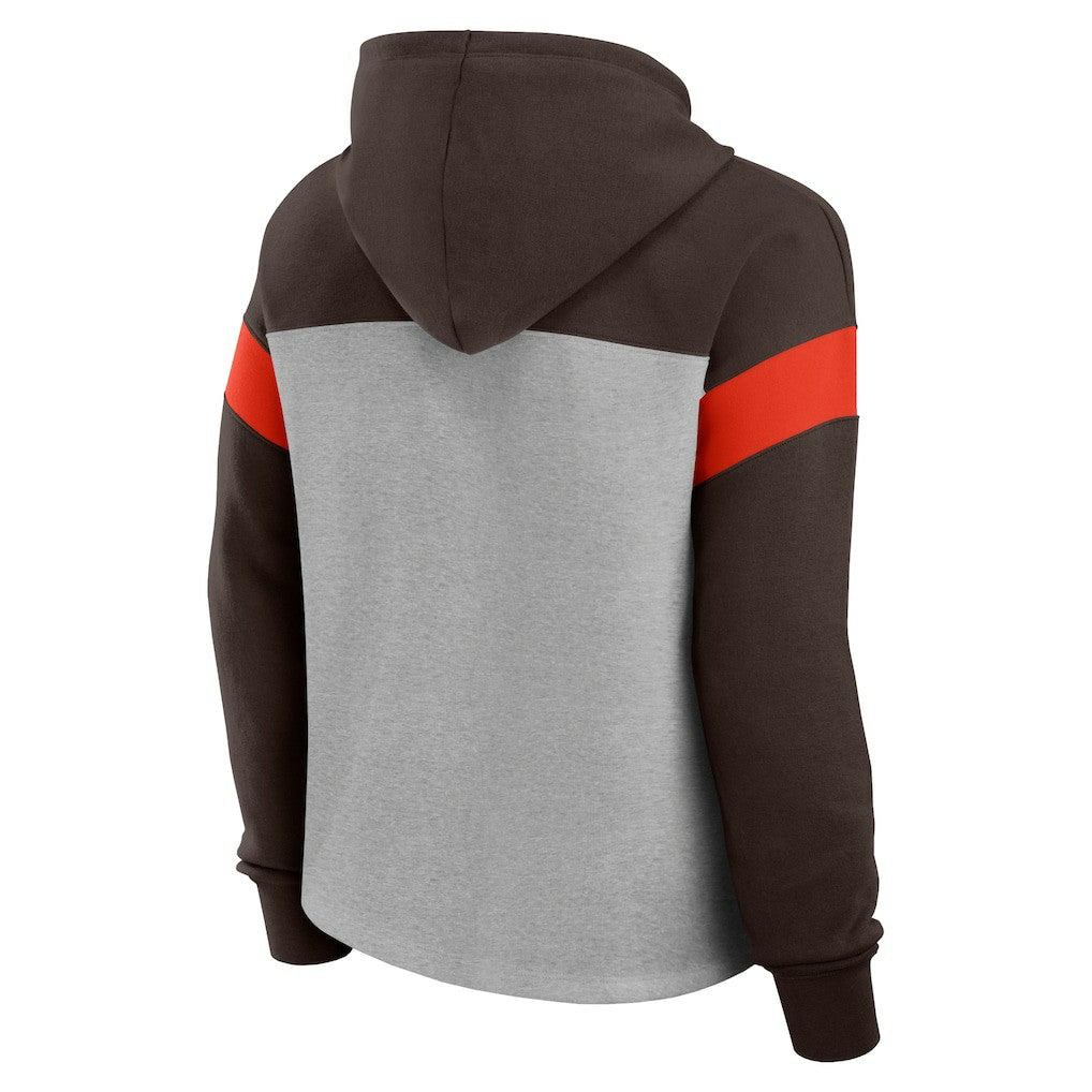 Cleveland Browns Fanatics Women's Bold Play Call Pullover Hoodie